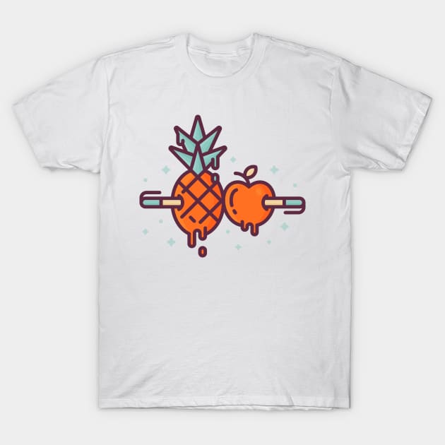 Pen-Pineapple-Apple-Pen T-Shirt by mentaltricks